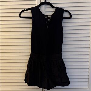 Tractr Girl’s Black Sleeveless Romper 14